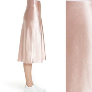 Vince Blush Silk Skirt